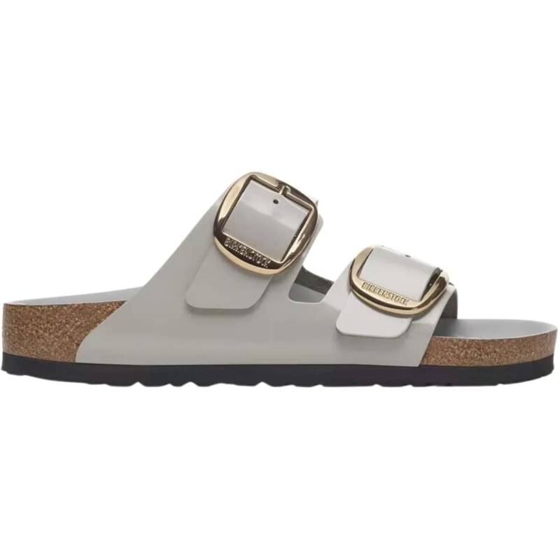Birkenstock Sandalen Birkenstock Arizona Big Bickle Slippers Lichtgrijs grau