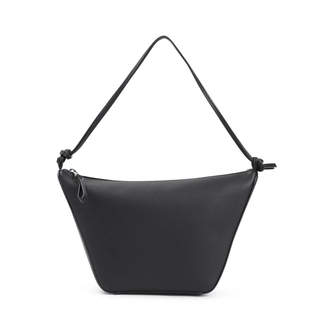 Loewe Crossbody Bags - Black Calf Leather Hammock Hobo Mini Handbag - Gr. unisize - in Schwarz - für Damen