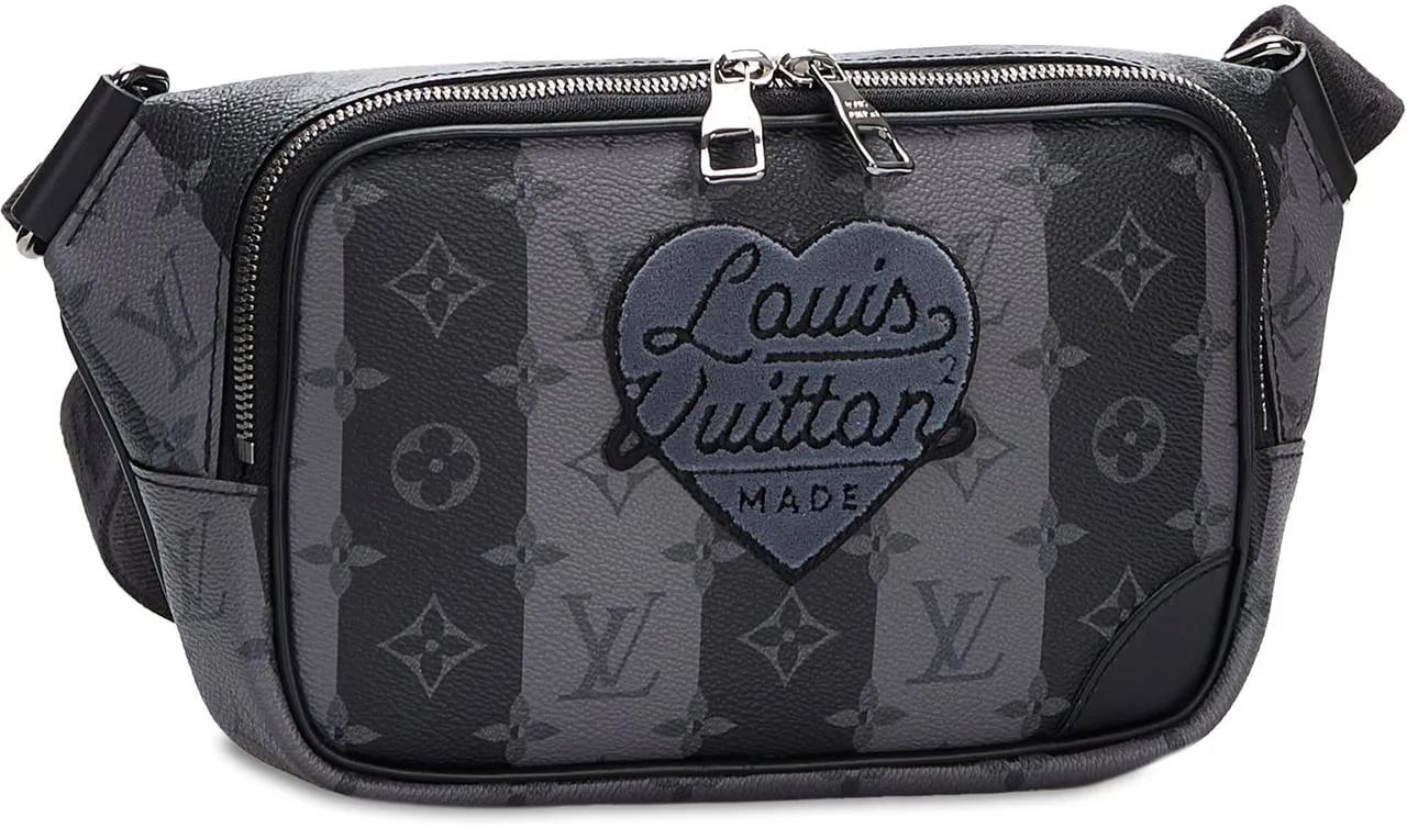 Louis Vuitton Hobo bags 2021 Monogram Eclipse Stripes Modular Sling Bag in zwart