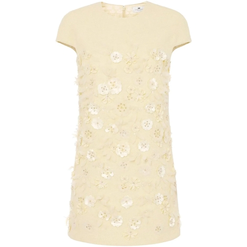 Elisabetta Franchi Robes midi dress geel gelb