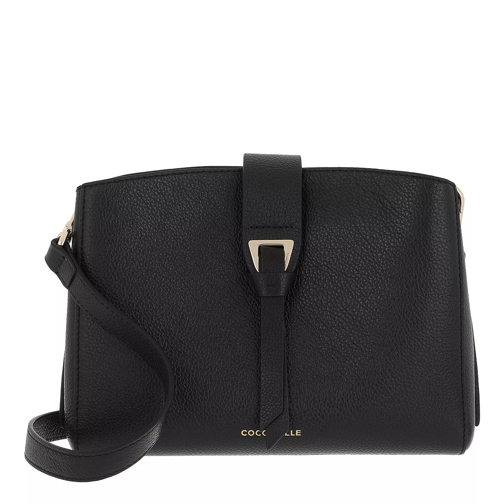 Coccinelle Alba Handbag Bottalatino Leather Noir Crossbody Bag