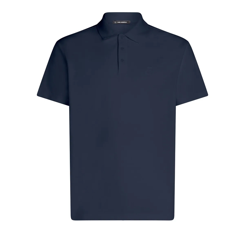 Karl Lagerfeld T-Shirt KAMEO POLOSHIRT dunkel-blau