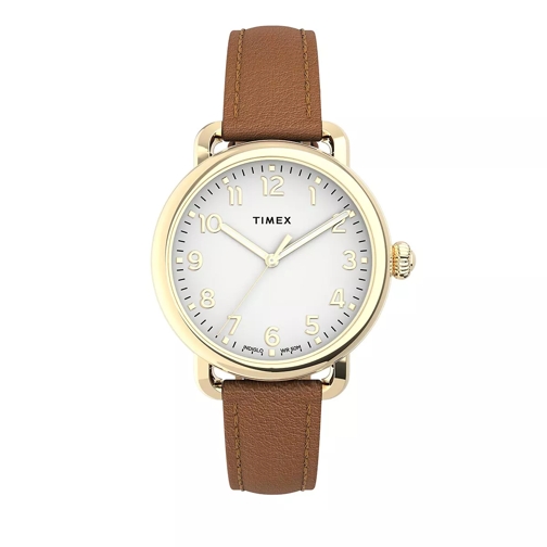 Timex Standard 34mm Gold Dresswatch