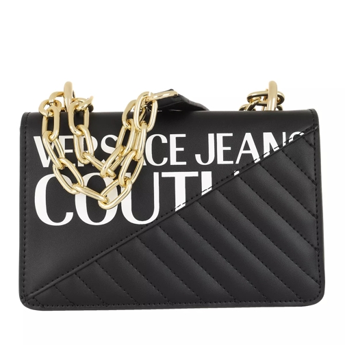 Versace Jeans Couture Crossbody Leather Black Crossbody Bag
