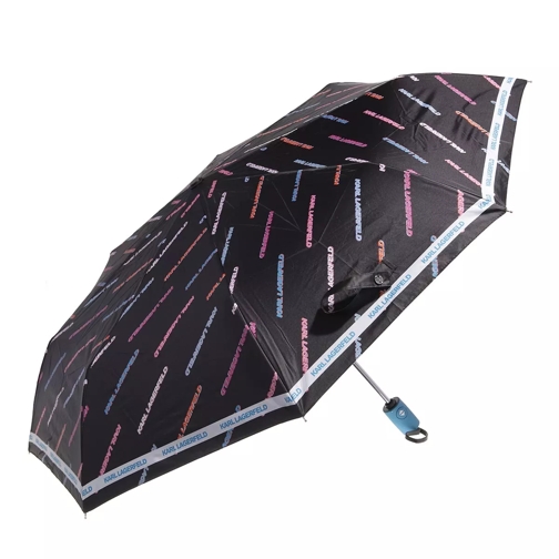 Karl Lagerfeld K/Futuristic Aop Umbrella Black 