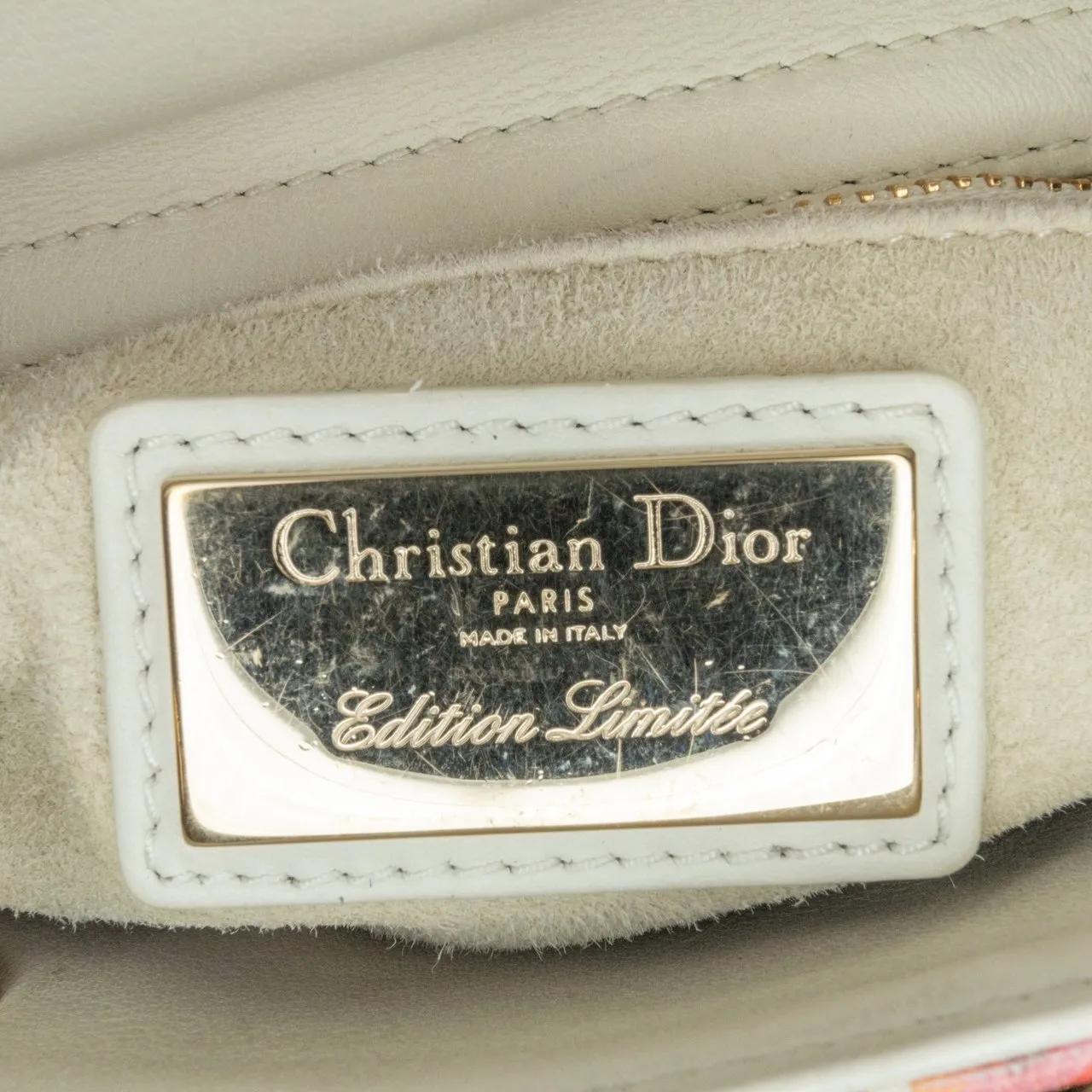 Thumbnail - Christian Dior Hobo Bags - Limited Edition Mini Calfskin Lady DiorAmour Lady - Gr. unisize - in Weiß - für Damen