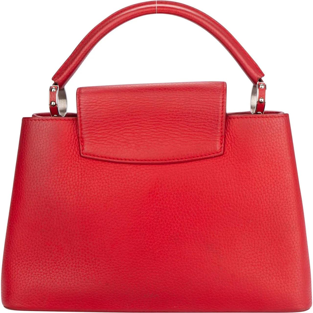 Thumbnail - Louis Vuitton Crossbody Bags - Louis Vuitton Red Leather Capucines PM Handbag - Gr. unisize - in Bunt - für Damen