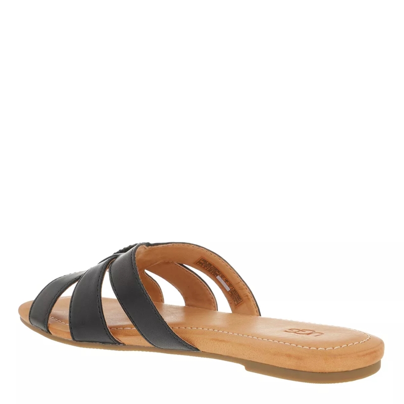 UGG Slides W Teague Black Leather(Image 2)