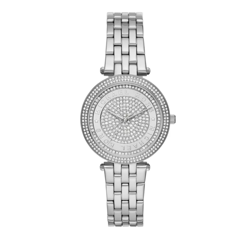 Michael Kors Darci Dreizeiger-Edelstahluhr Silver Quartz Horloge
