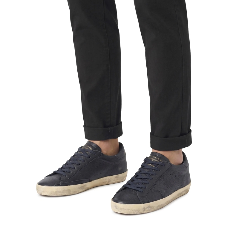 Golden Goose Veterschoenen Sneaker Super-Star Classic dunkelblau(Image 2)
