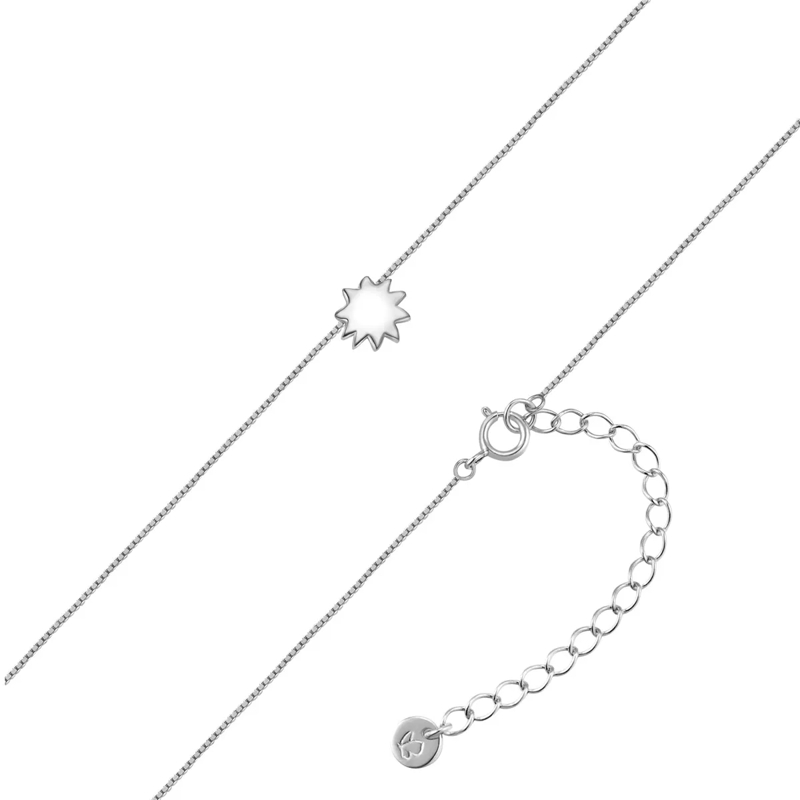 Glanzstücke München Mittellange Halskette Sterling Silber Halskette Sonne silber(Image 3)