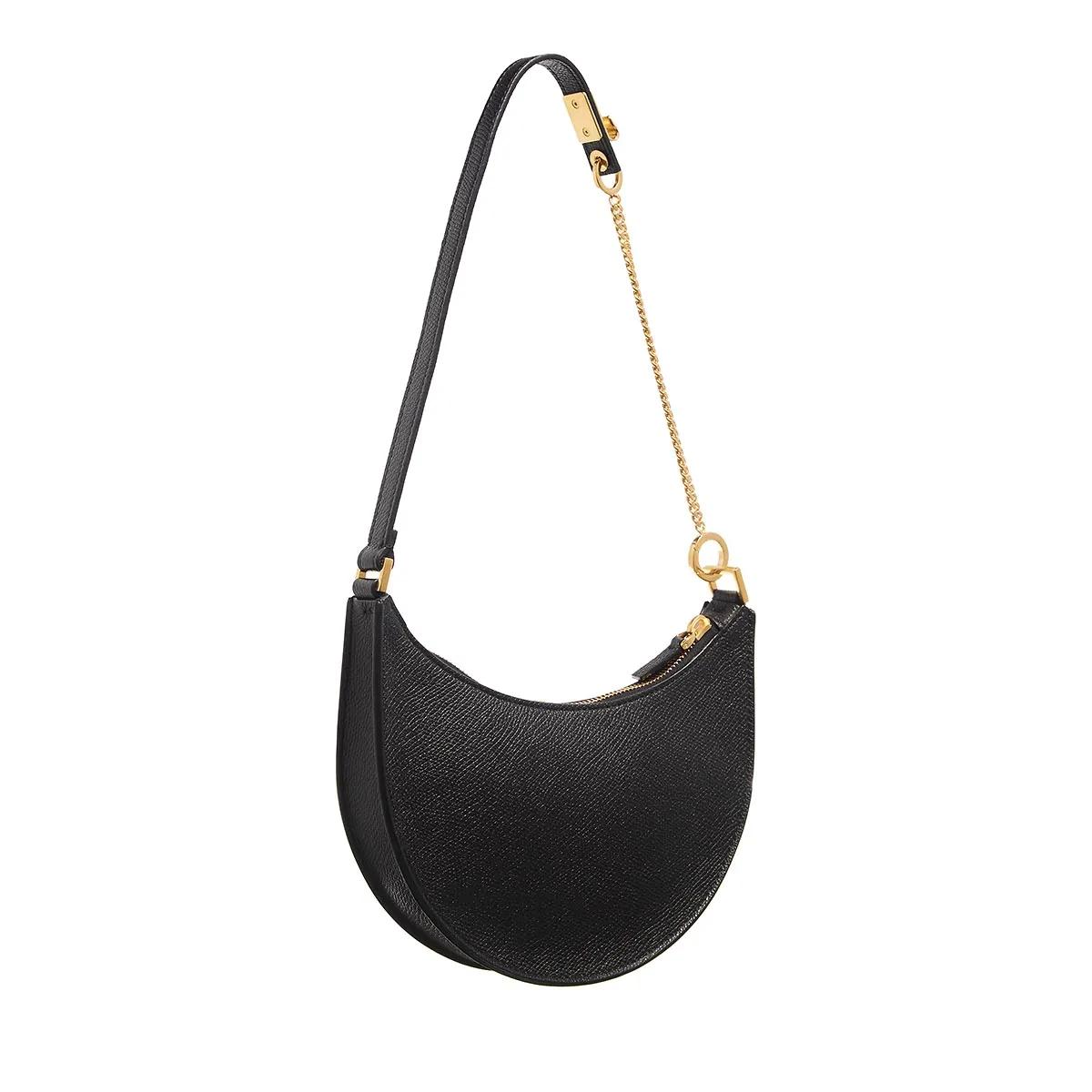 Valentino Garavani Pochettes V Logo Signature Mini Bag in zwart