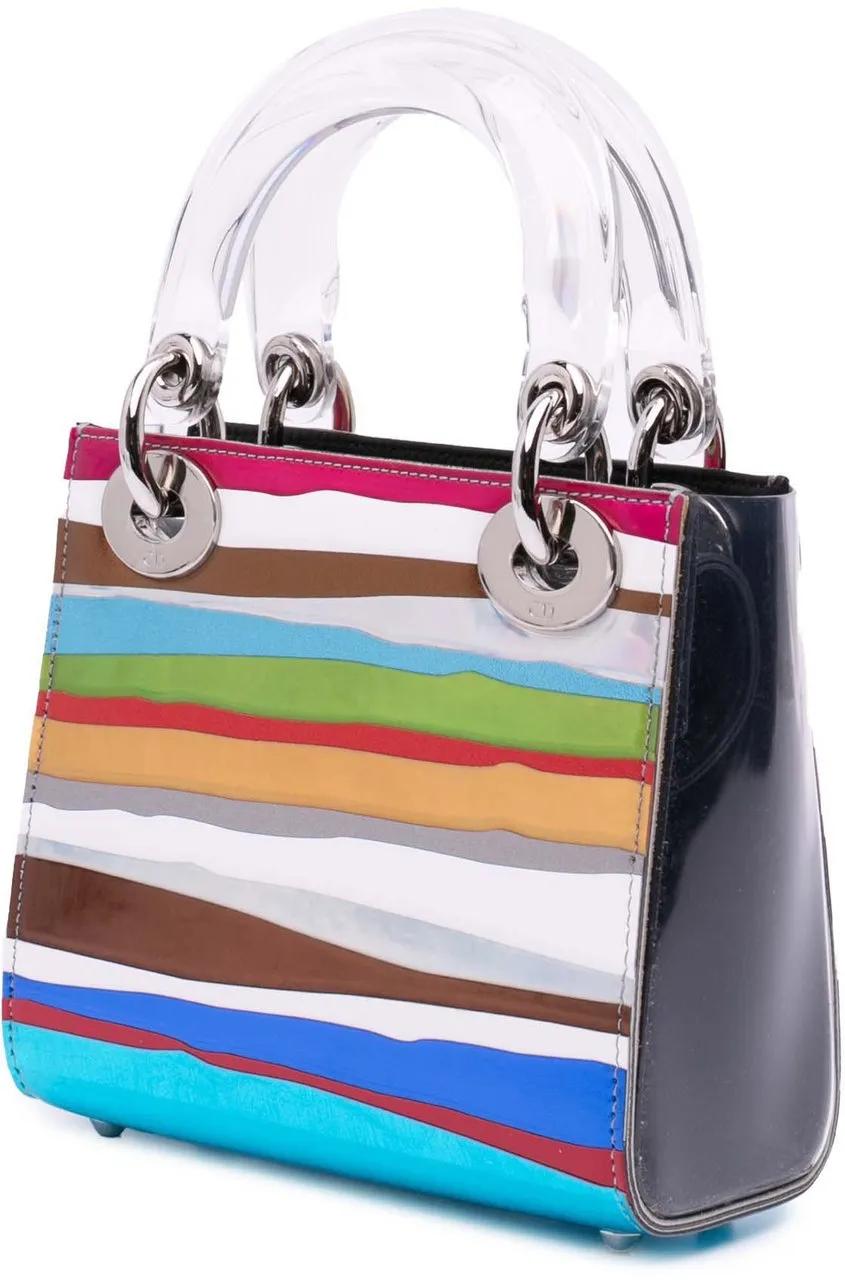 Thumbnail - Christian Dior Hobo Bags - Wang Guangle Medium PVC Technical Fabric Lady Dior - Gr. unisize - in Weiß - für Damen