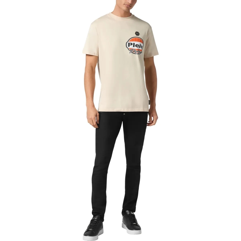 Philipp Plein T-Shirt T-Shirt Racing beige(Image 14)