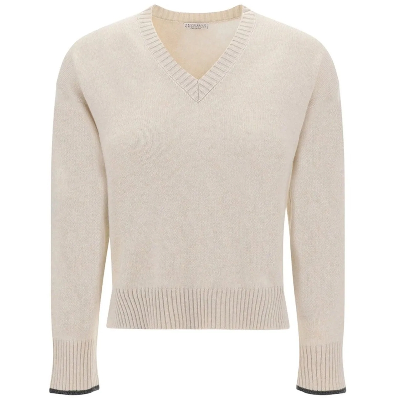 Brunello Cucinelli T-Shirt Brunello Cucinelli Cashmere Sweater beige
