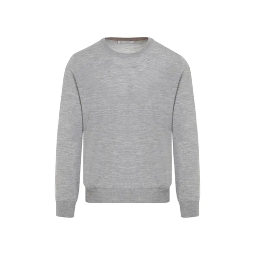 Brunello Cucinelli  Wool And Cashmere Sweater Grey