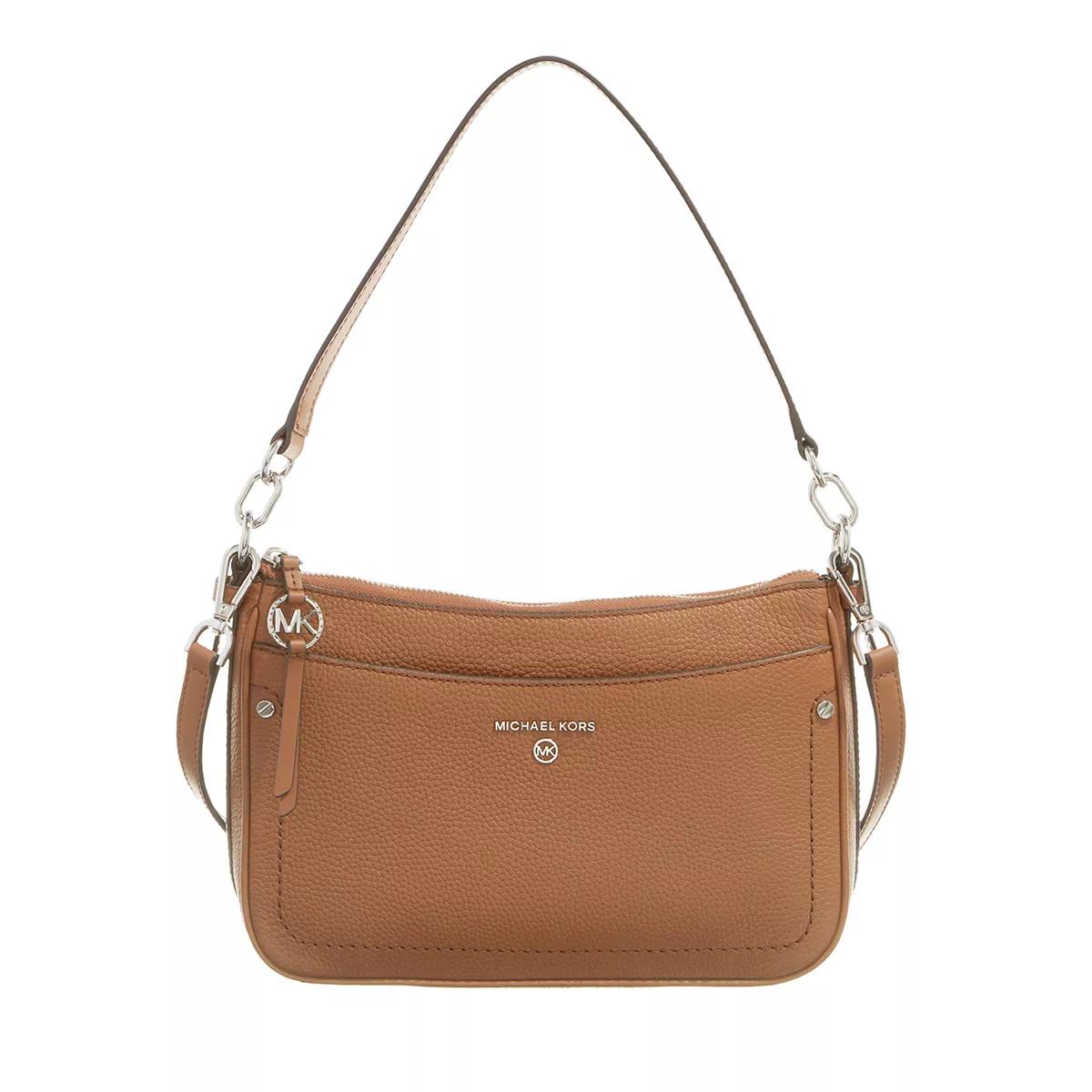 Michael Kors Jet Set Medium Top Zip Pochette Bruin