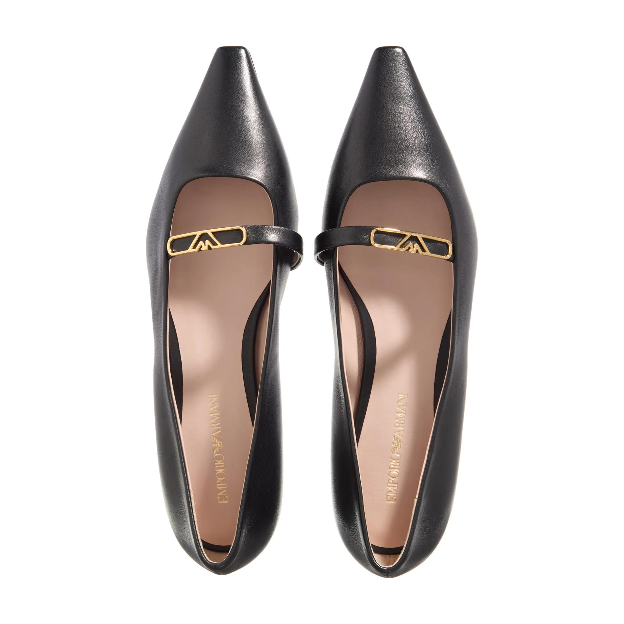 Armani ballet flats discount