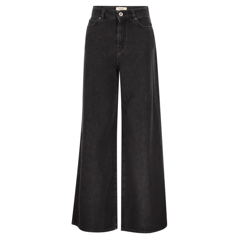 Max Mara Jeans Wkdvega - Wide-Leg Denim Jeans Black