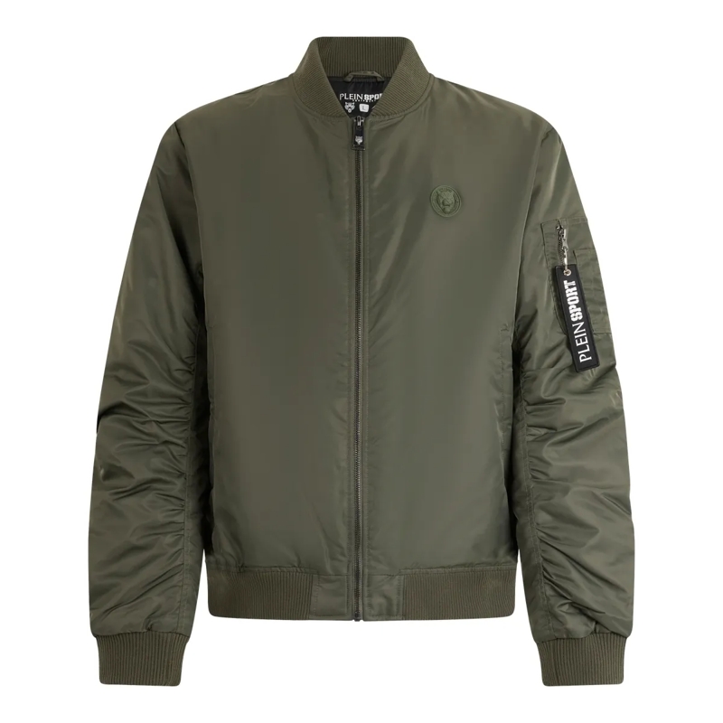 Plein Sport Daunenjacke Bomber Icon grün