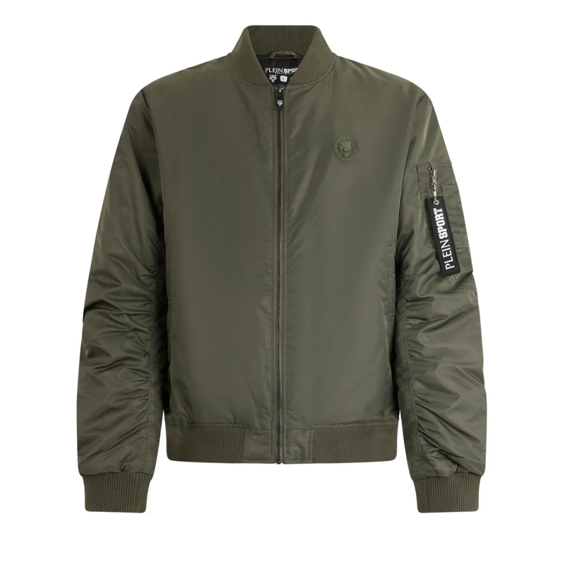 Plein Sport Bomberjacke Bomber Icon grün