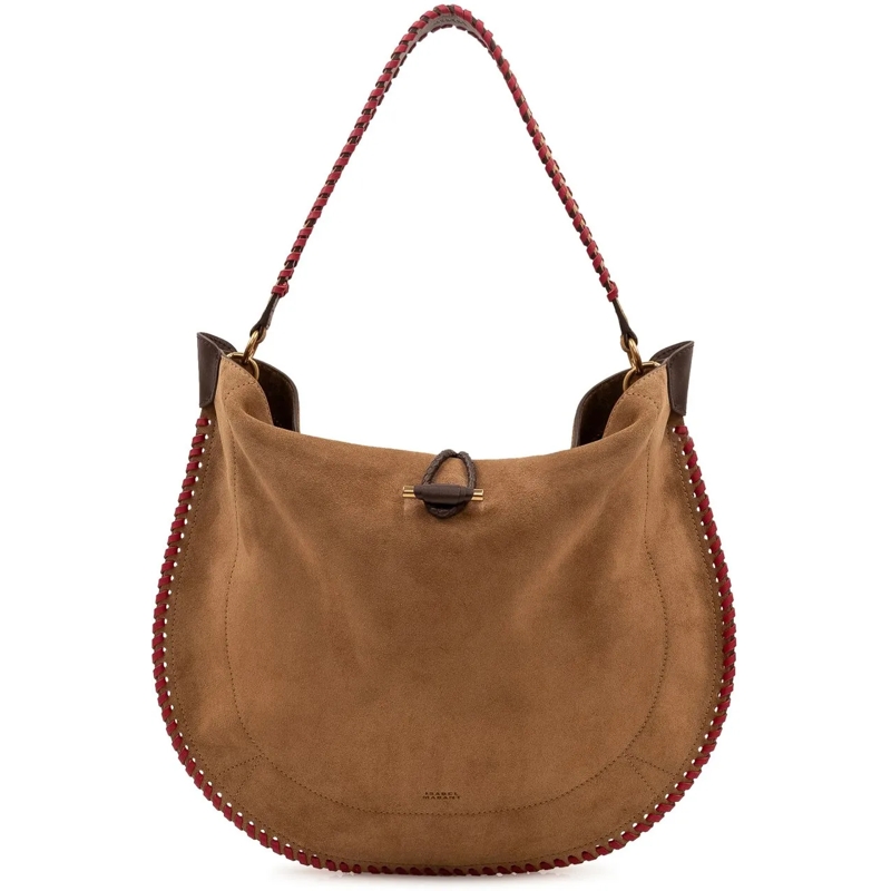 Isabel Marant Sac à bandoulière Borsa Oskan Hobo a Spalla beige