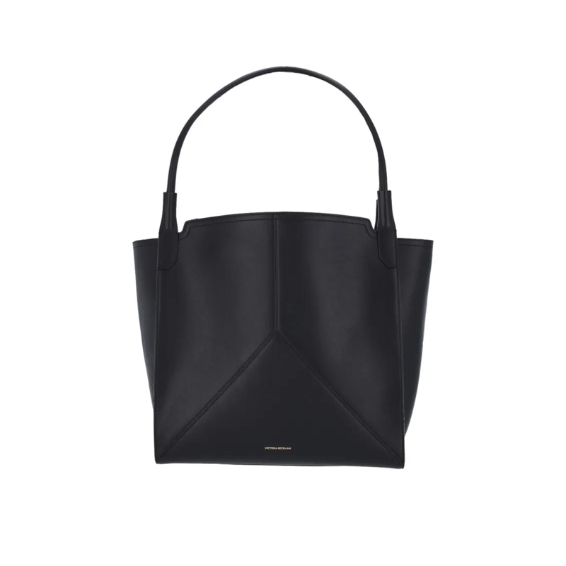 Victoria Beckham Tote 'Victoria' Tote Bag – Black & Bordeaux Black