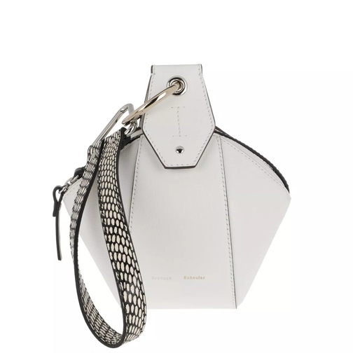 Proenza Schouler Zip Pochette Calfskin Optic White Bracelet