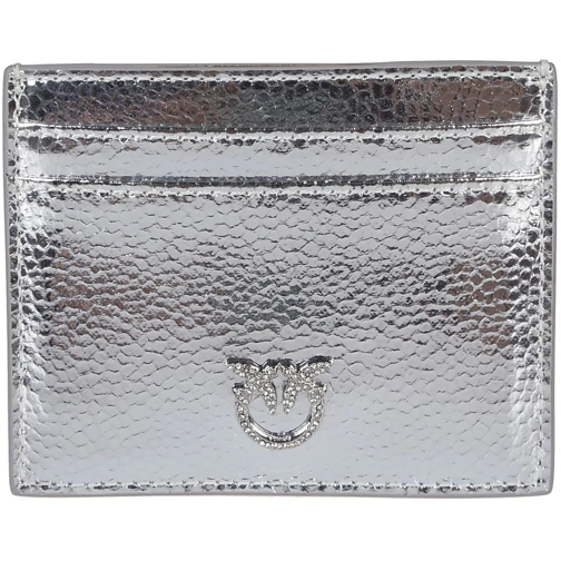 Pinko Portemonnee Simply Credit Card Holder Metallic silber