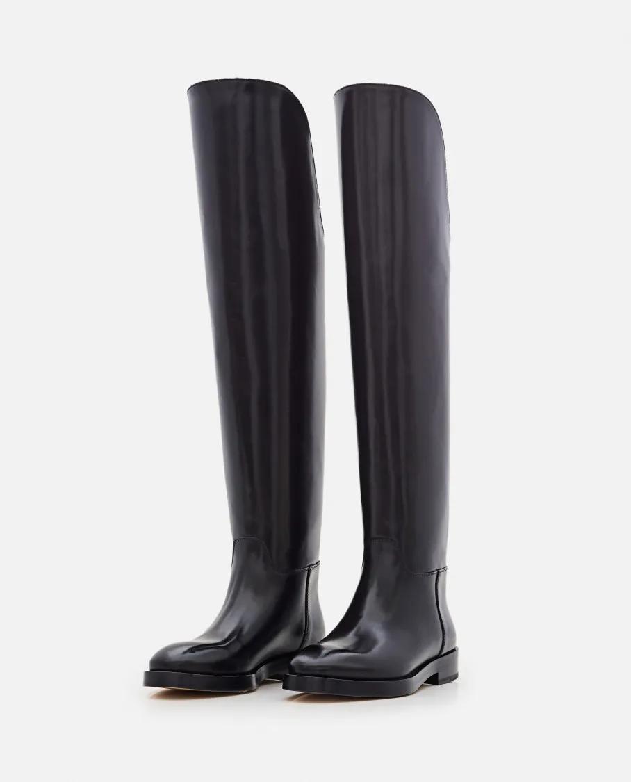 Thumbnail - Durazzi Milano Stiefel - Equestrian High Boots - Gr. 37 (EU) - in Schwarz - für Damen