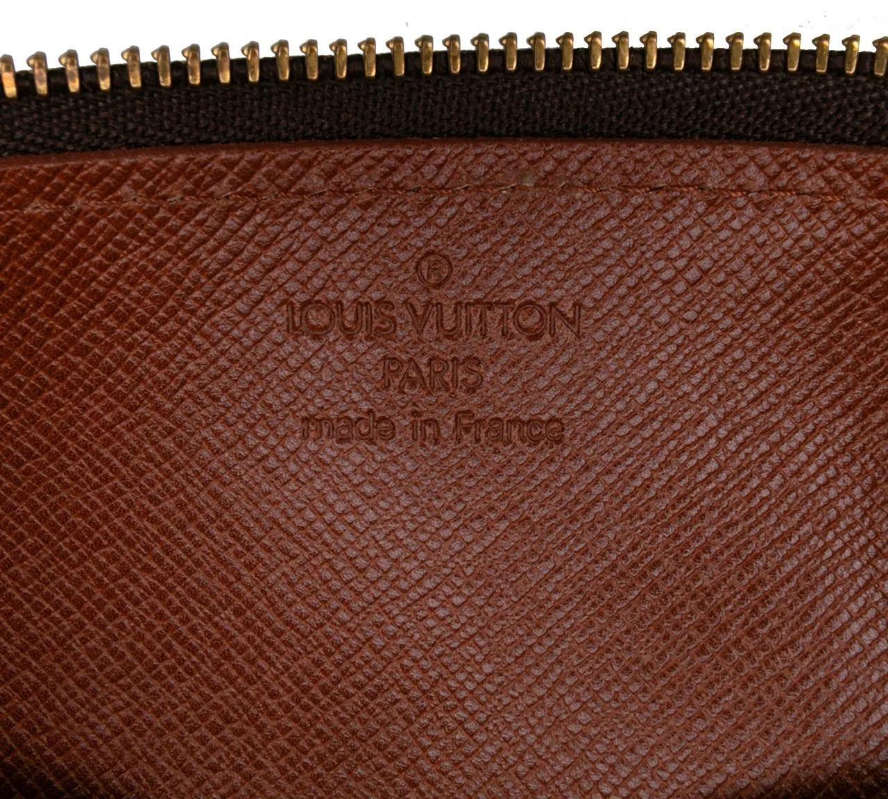 Thumbnail - Louis Vuitton Portemonnaie - Monogram Trousse Ronde Pencil Case 20 - Gr. unisize - in Braun - für Damen