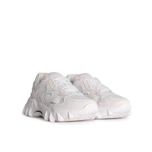 Balmain B-East' White Leather Blend Sneakers White låg sneaker