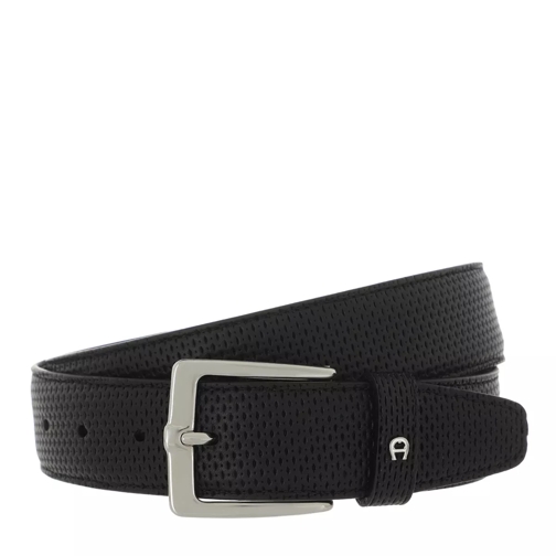 AIGNER Belt   Black Leather Belt