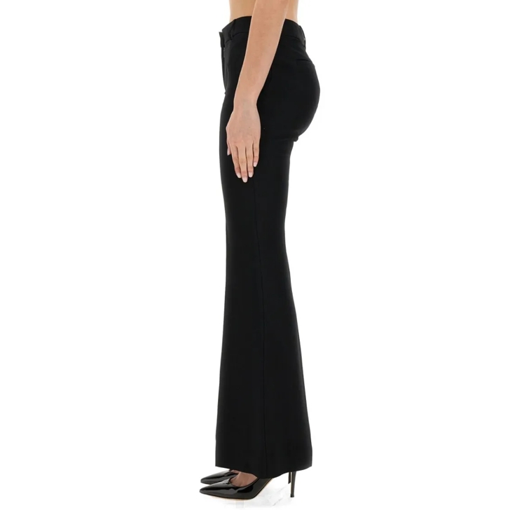 パンツ NINA RICCI ACETATE BOOTCUT PANTS Nina Ricci Bootcut Pants Black