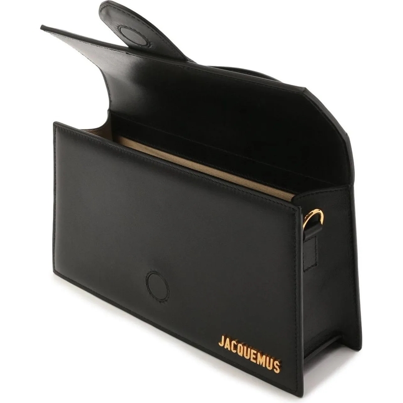 Jacquemus Satchel Jacquemus Le Grand Bambino Leather Bag schwarz(Image 6)