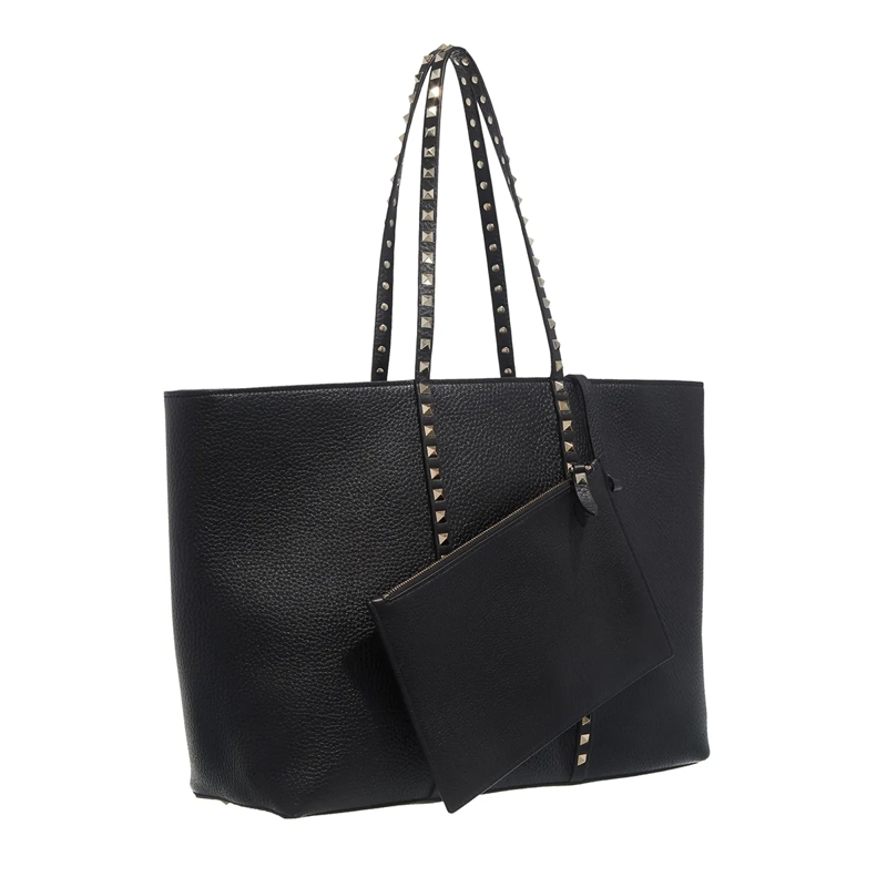 Valentino Garavani Draagtas Rockstud Tote Bag Nero(Image 3)