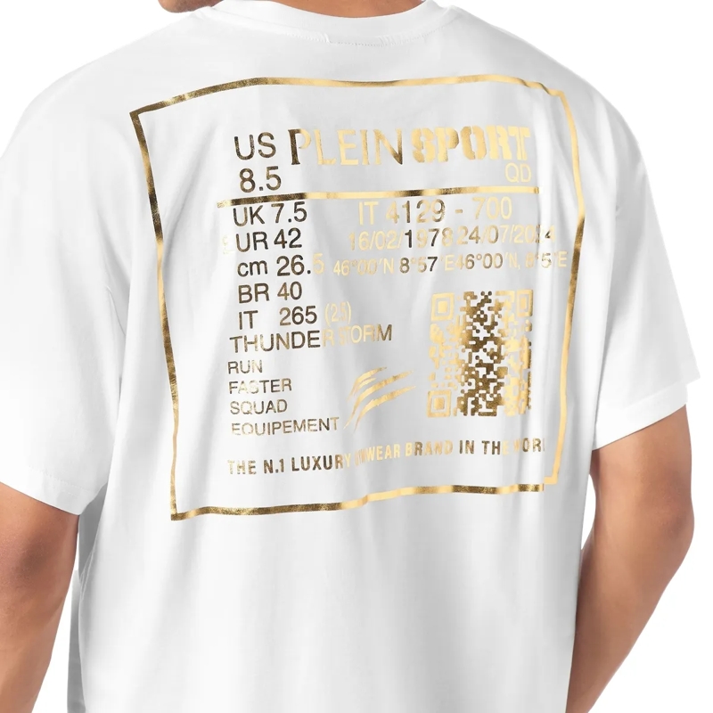 Plein Sport T-Shirt T-Shirt Rundhalsausschnitt weiss(Image 5)