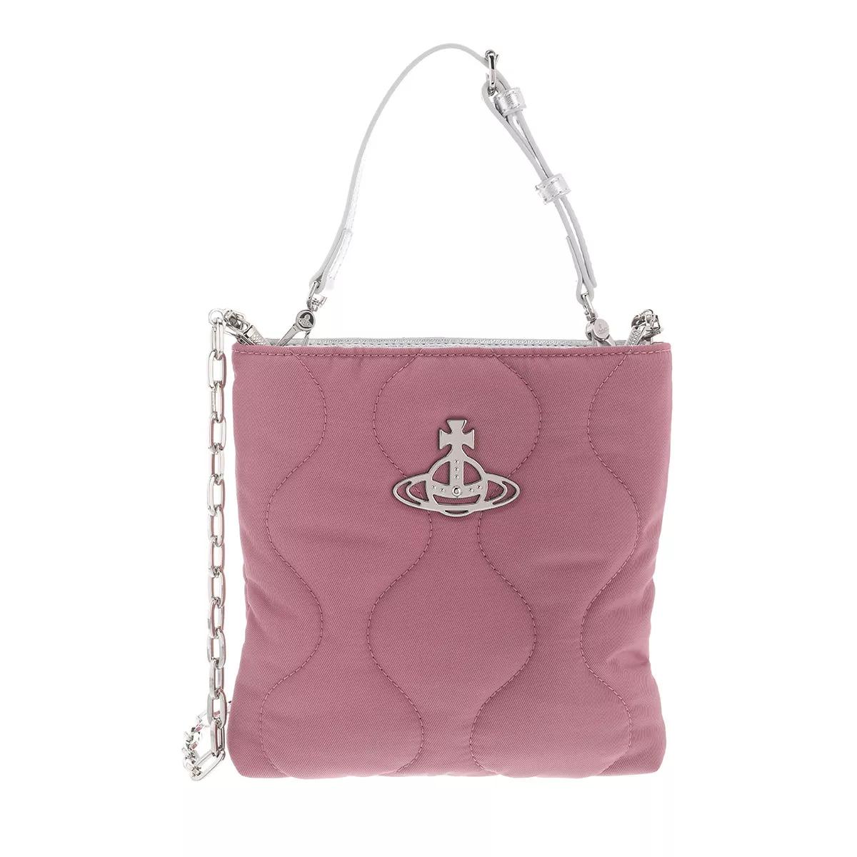Vivienne Westwood Camper Square Crossbody Pink Crossbody Bag