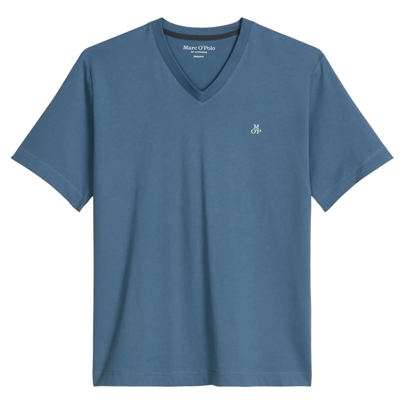 Marc O´Polo Hemd T-Shirt Short Sleeve 1er Pack blau