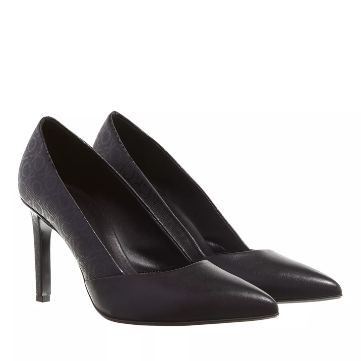 Black calvin klein pumps shop