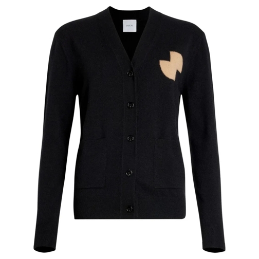 Patou Vest Black Wool/Cashmere Cardigan Black