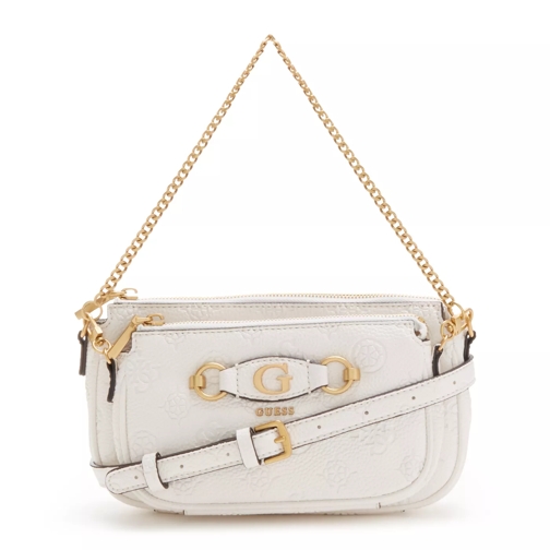 Guess Guess Izzy Peony Weiße Handtasche HWPD92-9710-STL Weiß Borsa a tracolla