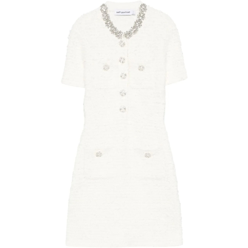 Self Portrait Minikleid Dresses Beige beige