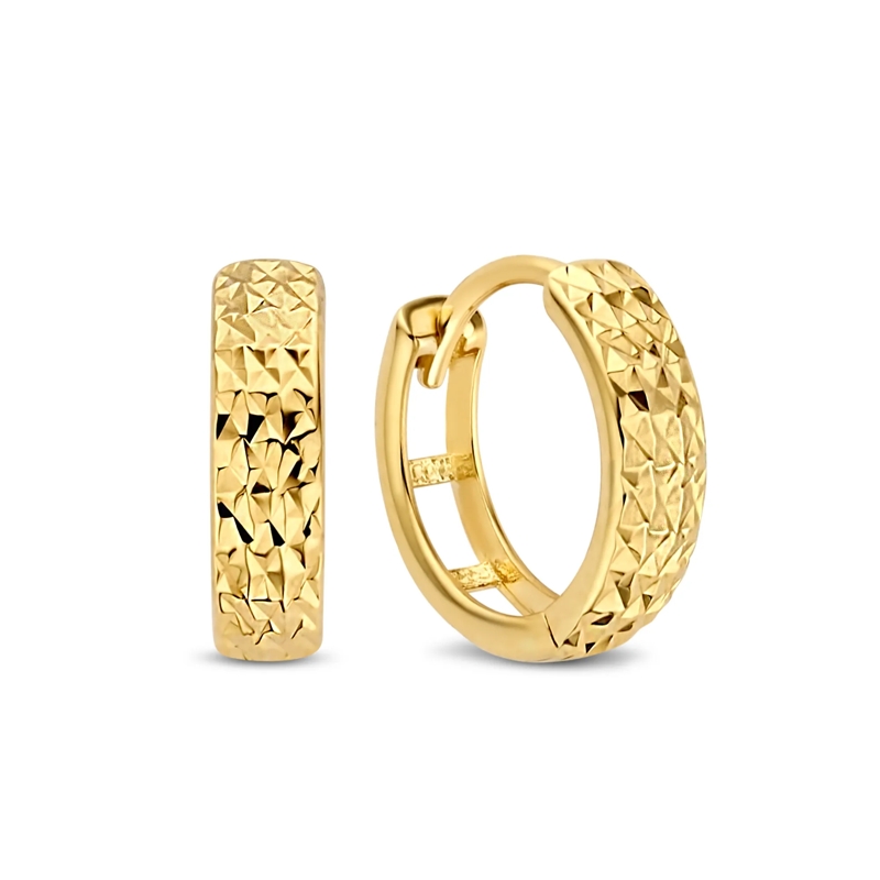 Isabel Bernard Creolen Rivoli Laura 14 karat hoop earrings Gold
