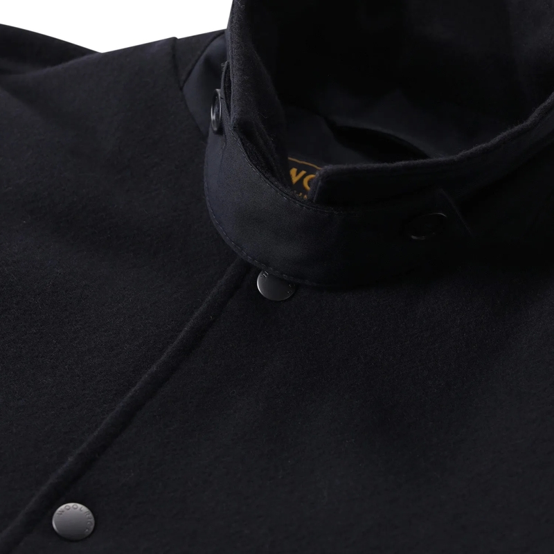 Woolrich veste Overshirt Keating mit Daunen dunkelblau(Image 3)