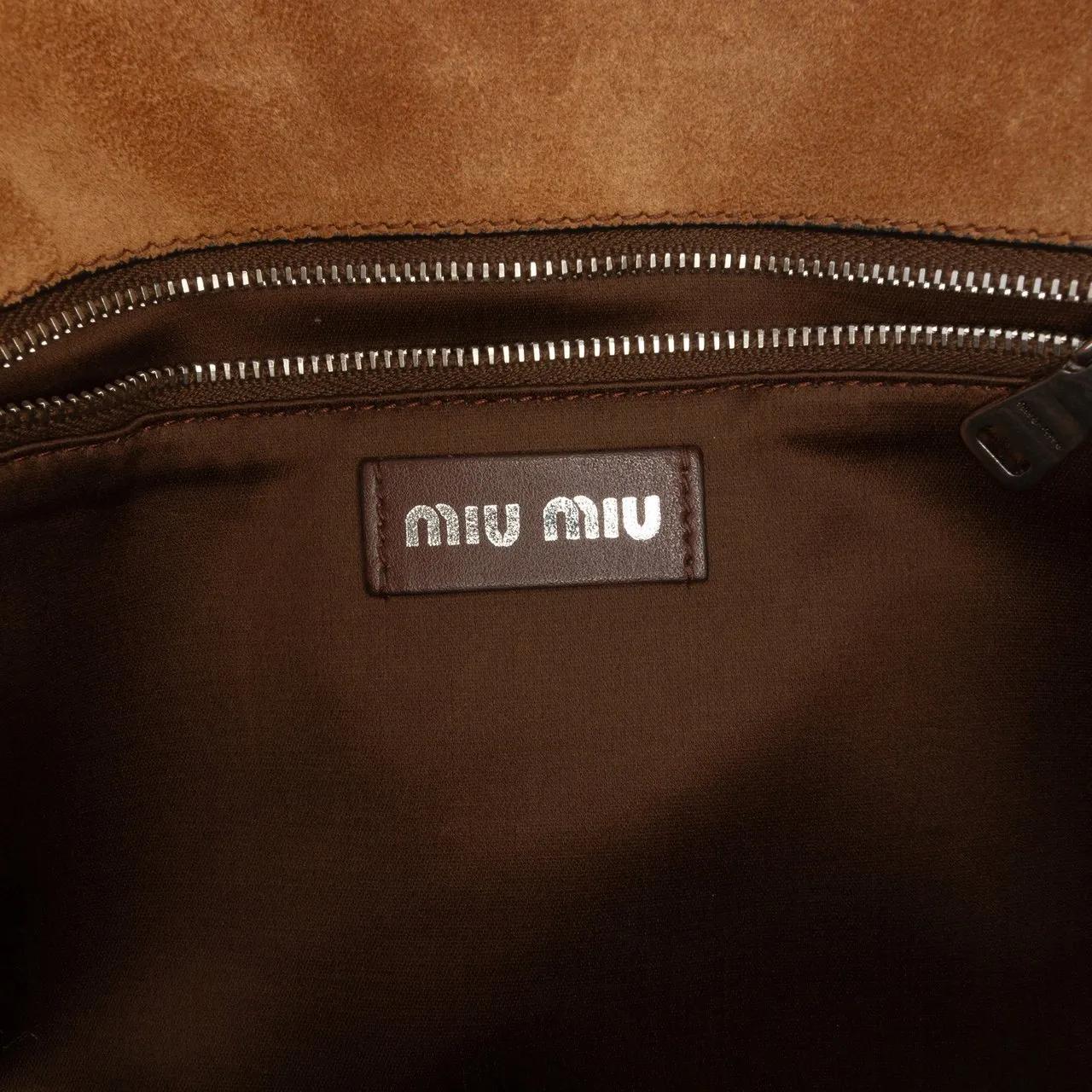 Thumbnail - Miu Miu Hobo Bags - Leather Camouflage Satchel - Gr. unisize - in Grün - für Damen