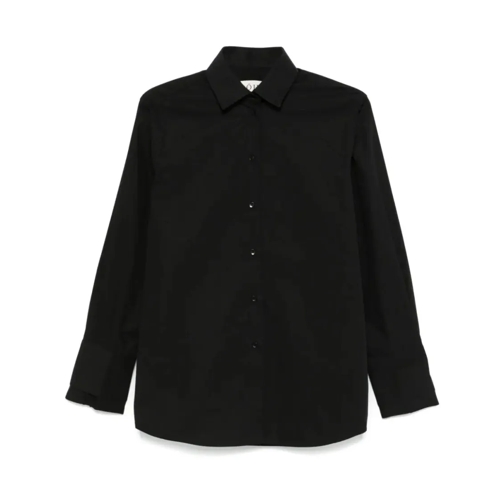 Róhe Shirts Double-Cuff Shirt Black