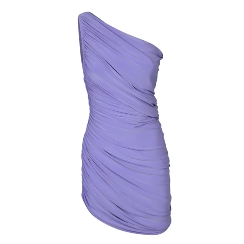 Norma Kamali Purple Mini Dress Purple 