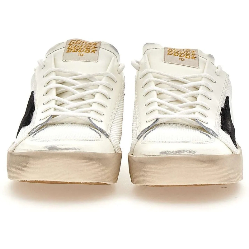Golden Goose Low-Top-Sneaker Stardan Net Upper Shiny Leather Toe And Heel Suede Grey(Image 17)