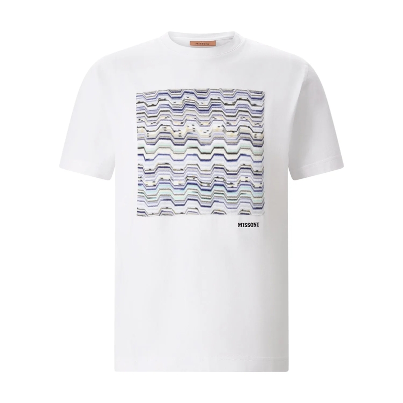 Missoni T-Shirt T-Shirt aus Baumwolle weiß